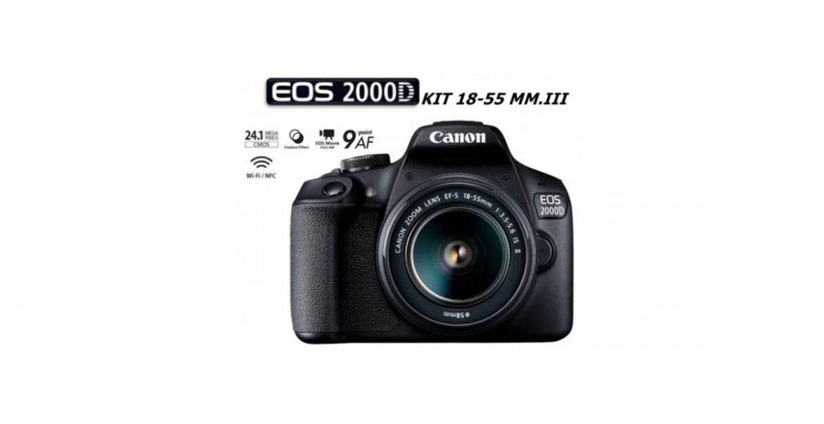EOS 2000D kit กล้องดิจิตอลค่ายCanonที่เหมาะกับมือใหม่กับราคาเพียงหมื่นต้นๆ