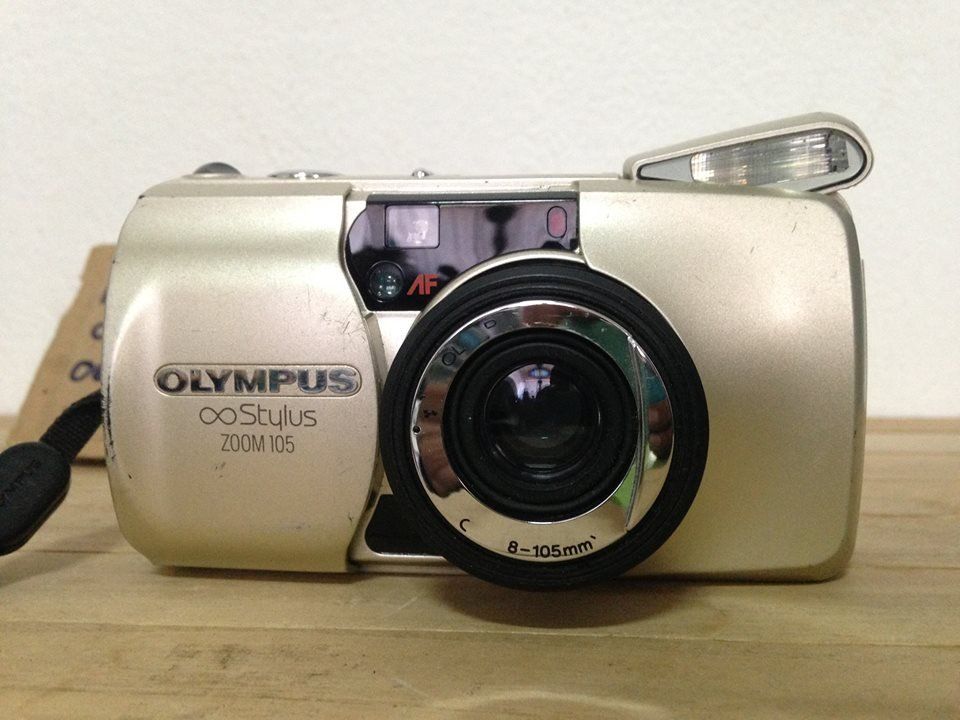 กล้องฟิล์มคอมแพครุ่นเล็ก  OLYMPUS mju Zoom 105